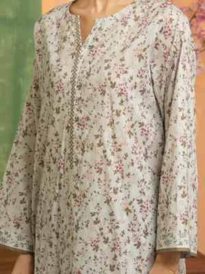 Light Grey Printed Lawn 3 Piece - EDEWU5A1-35170-3P - Image 4