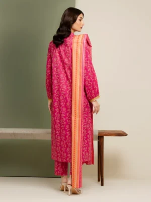 Pink Printed Lawn 3 Piece - EDEWU5A1-35171-3P - Image 3