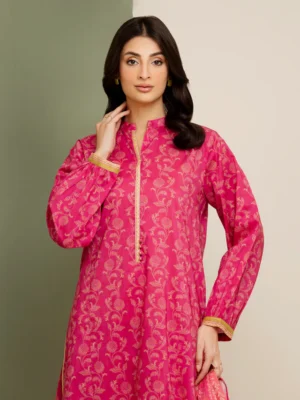 Pink Printed Lawn 3 Piece - EDEWU5A1-35171-3P - Image 4
