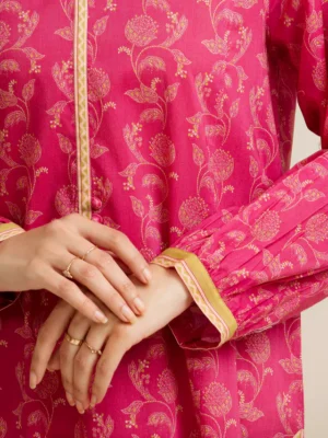 Pink Printed Lawn 3 Piece - EDEWU5A1-35171-3P - Image 6