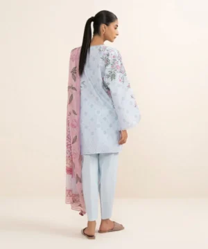 3 Piece - Printed Lawn Suit - SAP0U3PDY25V580 - Image 4