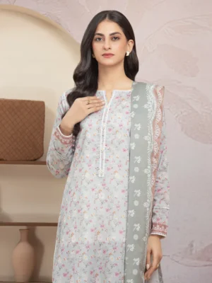 Light Grey Printed Lawn 3 Piece -  EDEWU5A1-35221-3P - Image 3