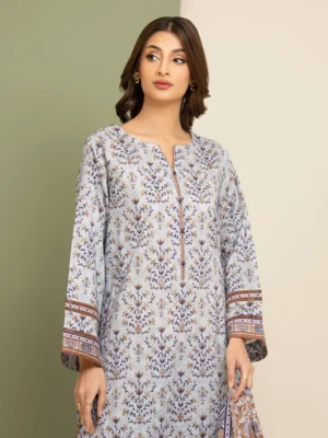 Light Grey Printed Lawn 3 Piece - EDEWU5A1-35090-3P - Image 4