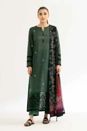 2 Piece - Digital Printed Embroidered Suit - NS42501725 - Image 5
