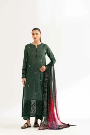 2 Piece - Digital Printed Embroidered Suit - NS42501725