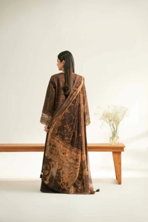 2 Piece - Digital Printed Embroidered Suit - NS42501728 - Image 3