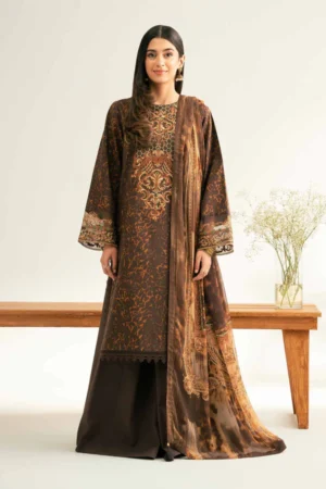 2 Piece - Digital Printed Embroidered Suit - NS42501728 - Image 2