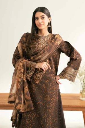 2 Piece - Digital Printed Embroidered Suit - NS42501728