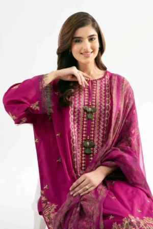 3 Piece - Jacquard Embroidered Suit - NS42501823 - Image 4