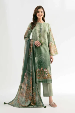 3 Piece - Digital Printed Embroidered Suit - NS42501841