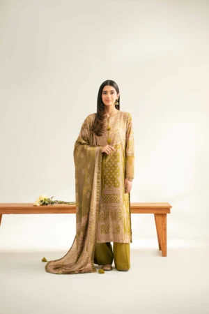 3 Piece - Digital Printed Embroidered Suit - NS42501843 - Image 5