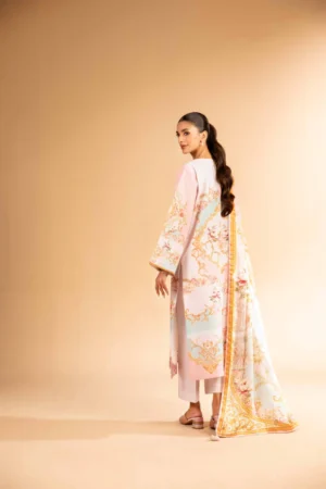 3 Piece - Digital Printed Embroidered Suit - NS42501846 - Image 2