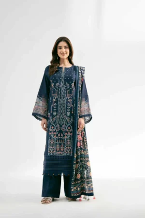 3 Piece - Digital Printed Embroidered Suit - NS42501882 - Image 3