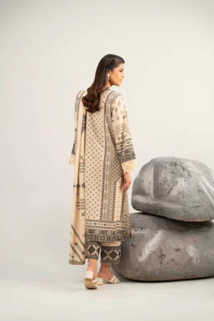 3 Piece - Digital Printed Embroidered Suit - NS42502049 - Image 6