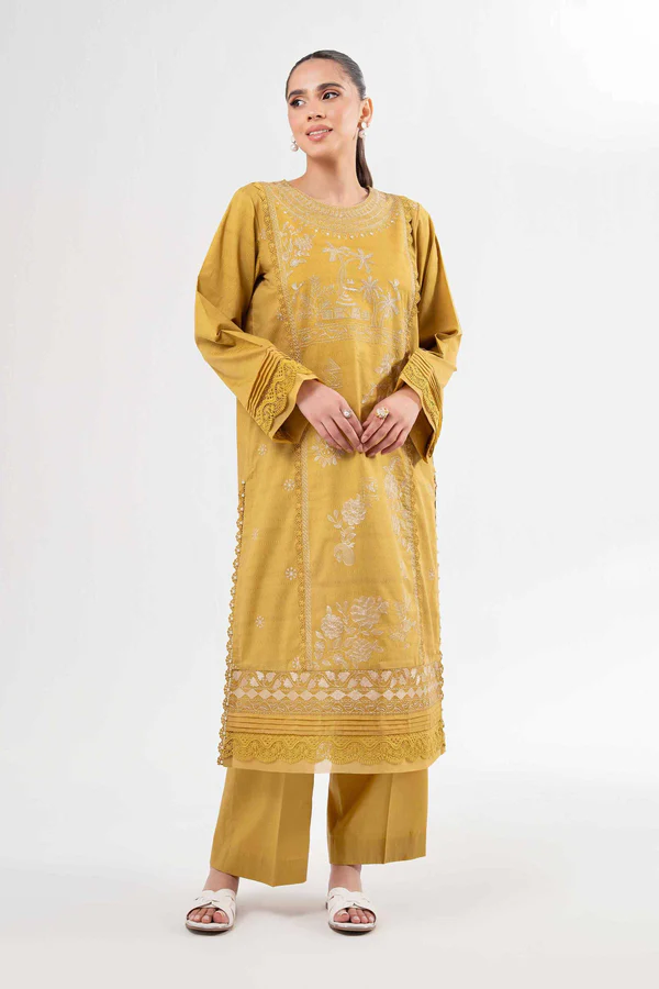 2 Piece - Dyed Embroidered Suit - NS42502056