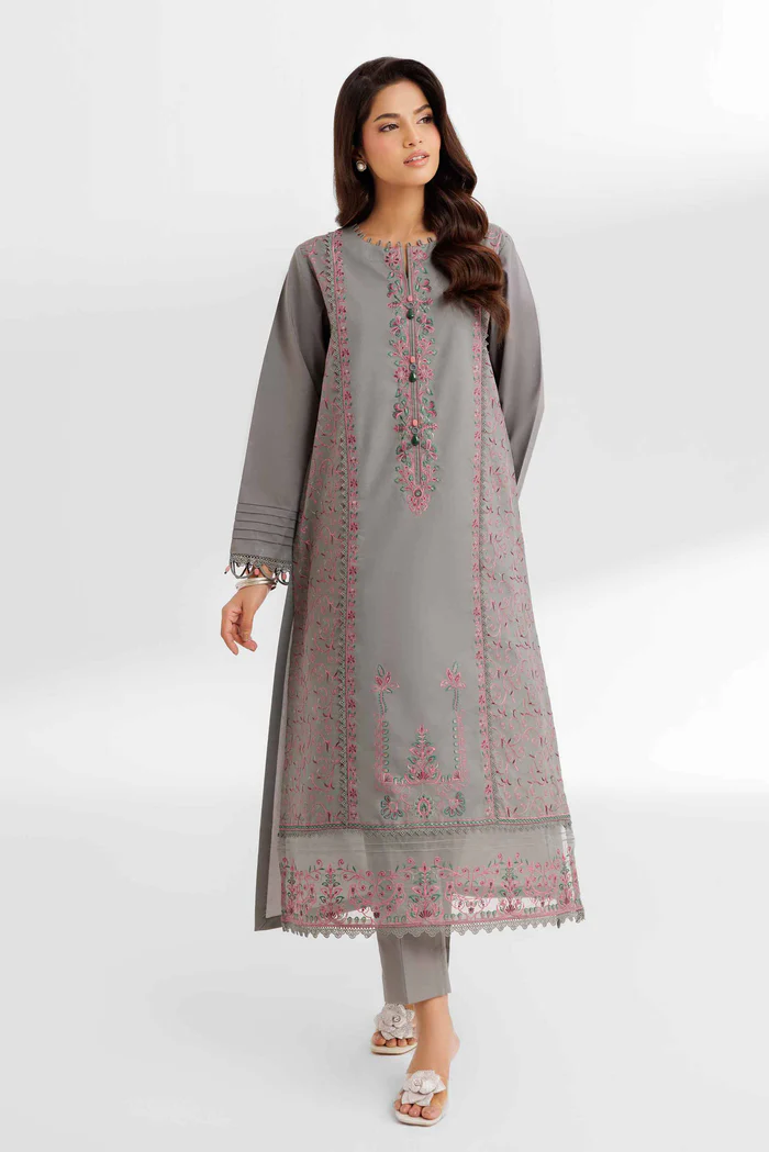 2 Piece - Dyed Embroidered Suit - NS42502068