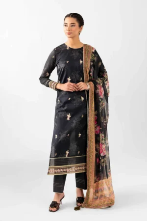 2 Piece - Digital Printed Embroidered Suit - NS42502074