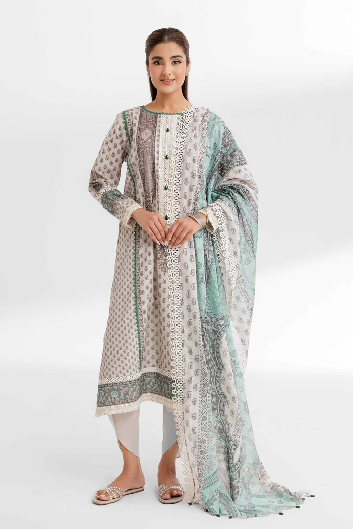 3 Piece - Digital Printed Suit - NS42502084