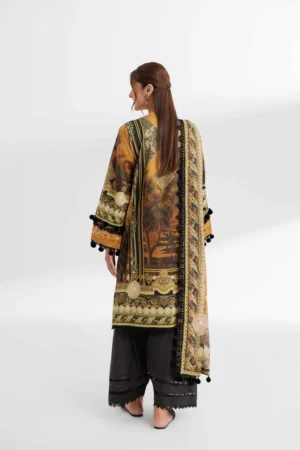 3 Piece - Digital Printed Embroidered Suit - NS42502143 - Image 6