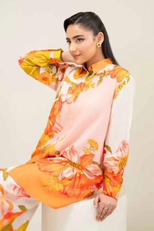 2 Piece - Printed Suit - NSAS25-57 (SUNBURST BLOSSOM) - Image 2