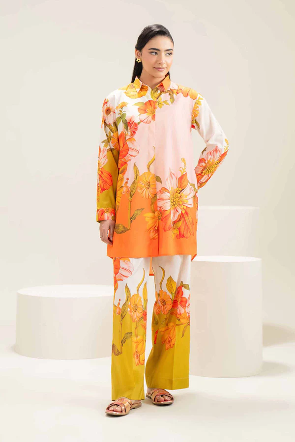 2 Piece - Printed Suit - NSAS25-57 (SUNBURST BLOSSOM)