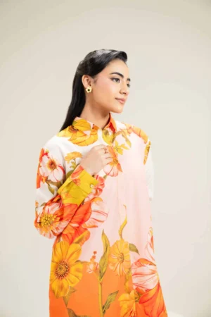2 Piece - Printed Suit - NSAS25-57 (SUNBURST BLOSSOM) - Image 5