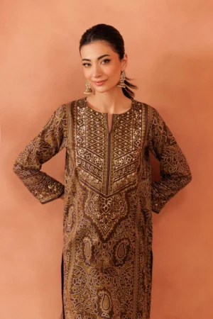 2 Piece - Printed Suit - NSKFE25-112 - Image 2