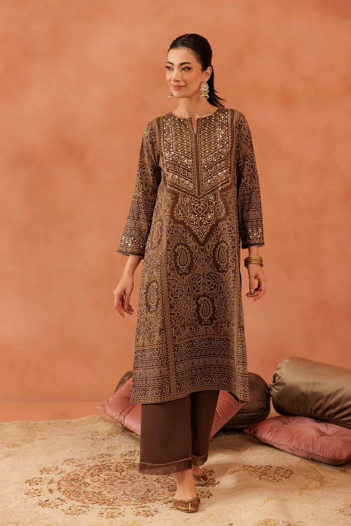 2 Piece - Printed Suit - NSKFE25-112