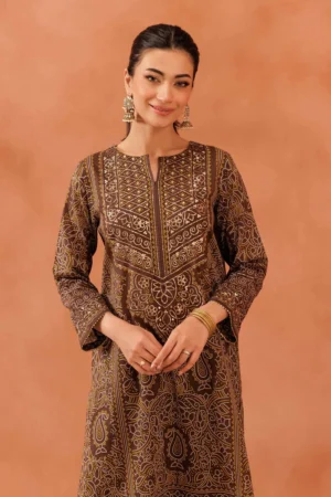 2 Piece - Printed Suit - NSKFE25-112 - Image 5