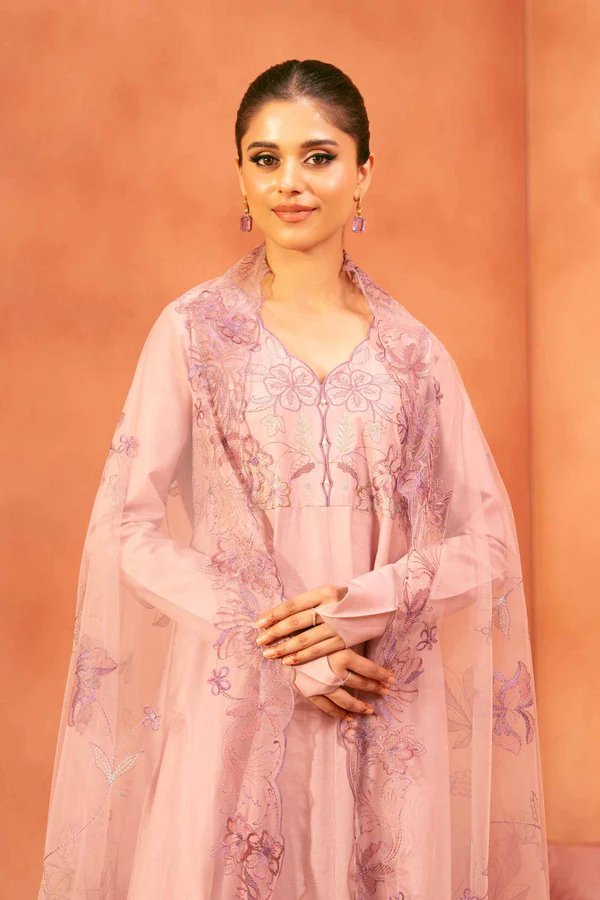 2 Piece - Embroidered Suit - NSKFE25-114