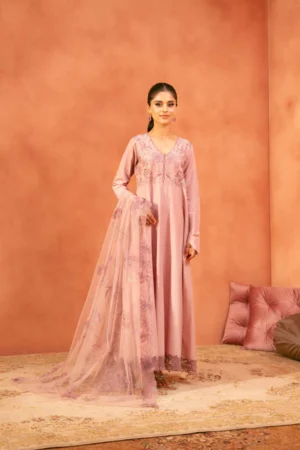 2 Piece - Embroidered Suit - NSKFE25-114 - Image 4
