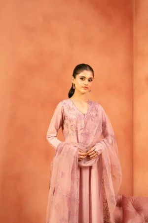 2 Piece - Embroidered Suit - NSKFE25-114 - Image 5