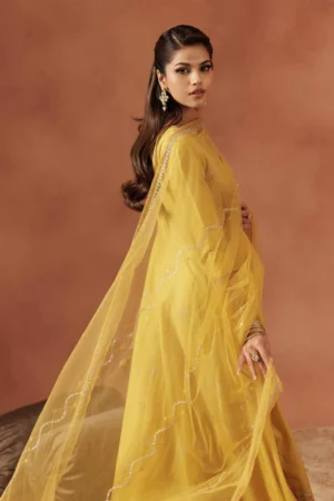 2 Piece - Embroidered Suit - NSKFE25-120 - Image 4