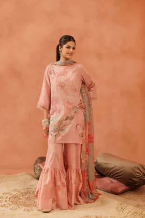 3 Piece - Printed Suit - NSKFE25-139 - Image 6
