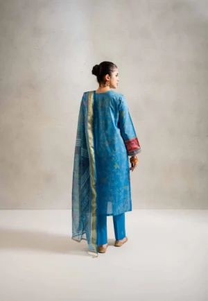 3 Piece - Printed Embroidered Suit - NSPE25-170 (KANTHA) - Image 5