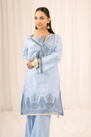 2 Piece - Embroidered Suit - NSPFE25-22 (FESTIVE COLLECTION) - Image 3