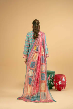 2 Piece - Printed Suit - NSPE25-259 (PATOLA) - Image 2