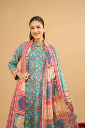 2 Piece - Printed Suit - NSPE25-259 (PATOLA) - Image 4