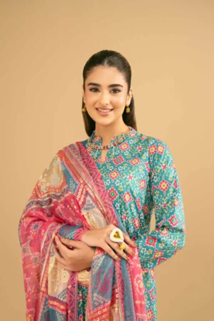 2 Piece - Printed Suit - NSPE25-259 (PATOLA) - Image 5
