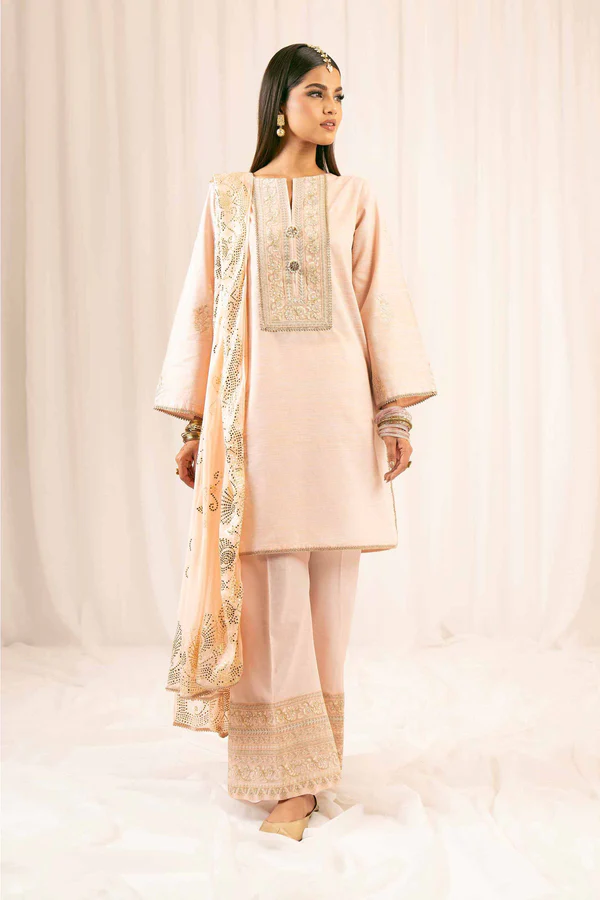 3 Piece - Embroidered Suit - PFE25-29 (FESTIVE COLLECTION)