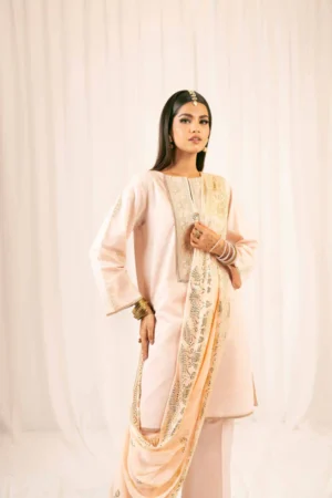 3 Piece - Embroidered Suit - PFE25-29 (FESTIVE COLLECTION) - Image 4