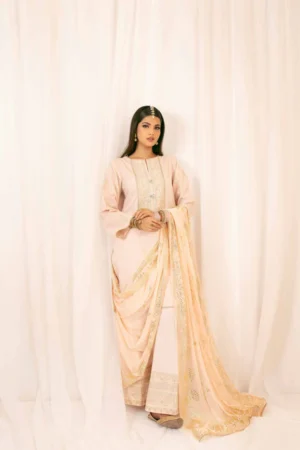 3 Piece - Embroidered Suit - PFE25-29 (FESTIVE COLLECTION) - Image 2