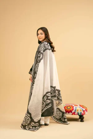 2 Piece - Embroidered Suit - NSPE25-453 - Image 7