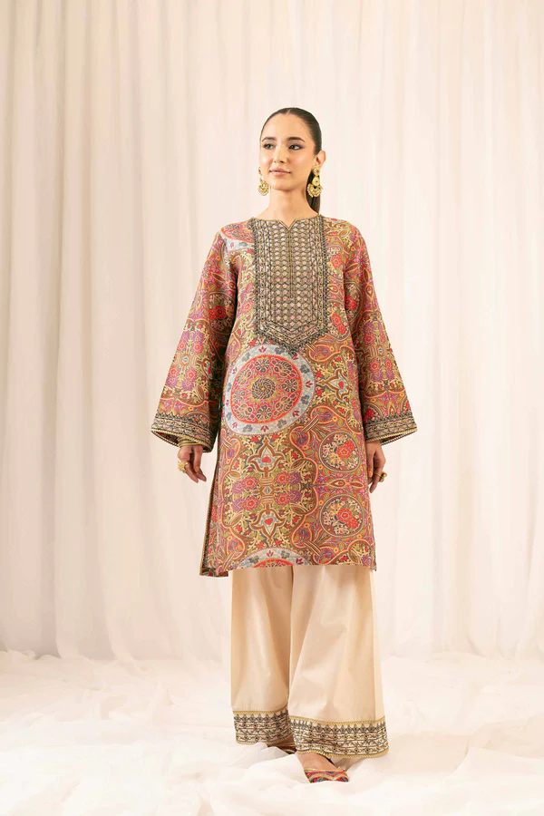 2 Piece - Printed Embroidered Suit - NSPFE25-05 (FESTIVE COLLECTION)