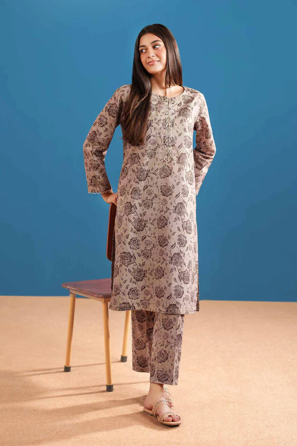 2 Piece - Printed Suit - NSPE25-523
