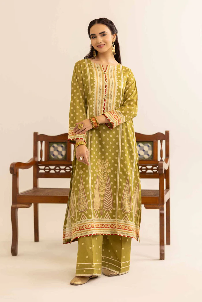 2 Piece - Printed Suit - NSPE25-82 (PASHMINA)