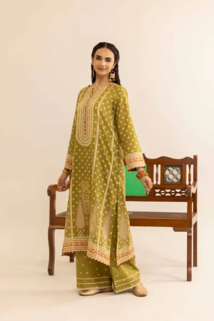 2 Piece - Printed Suit - NSPE25-82 (PASHMINA) - Image 2