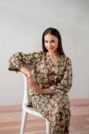 2 Piece - Printed Suit - NSPS25-122 (ANY DAY) - Image 2