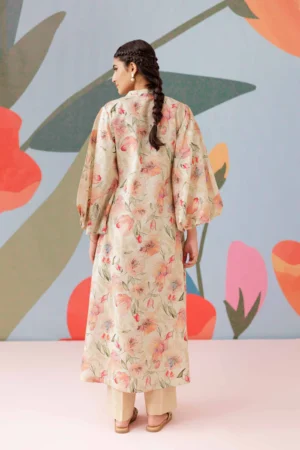 Printed Dress - NSPS25-72 (BOLD FLORAL) - Image 4