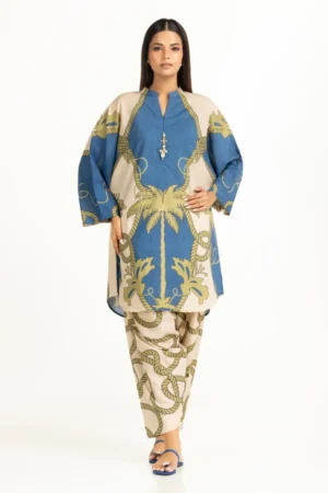 Cambric Printed Co-Ord Set IDIPST-44801